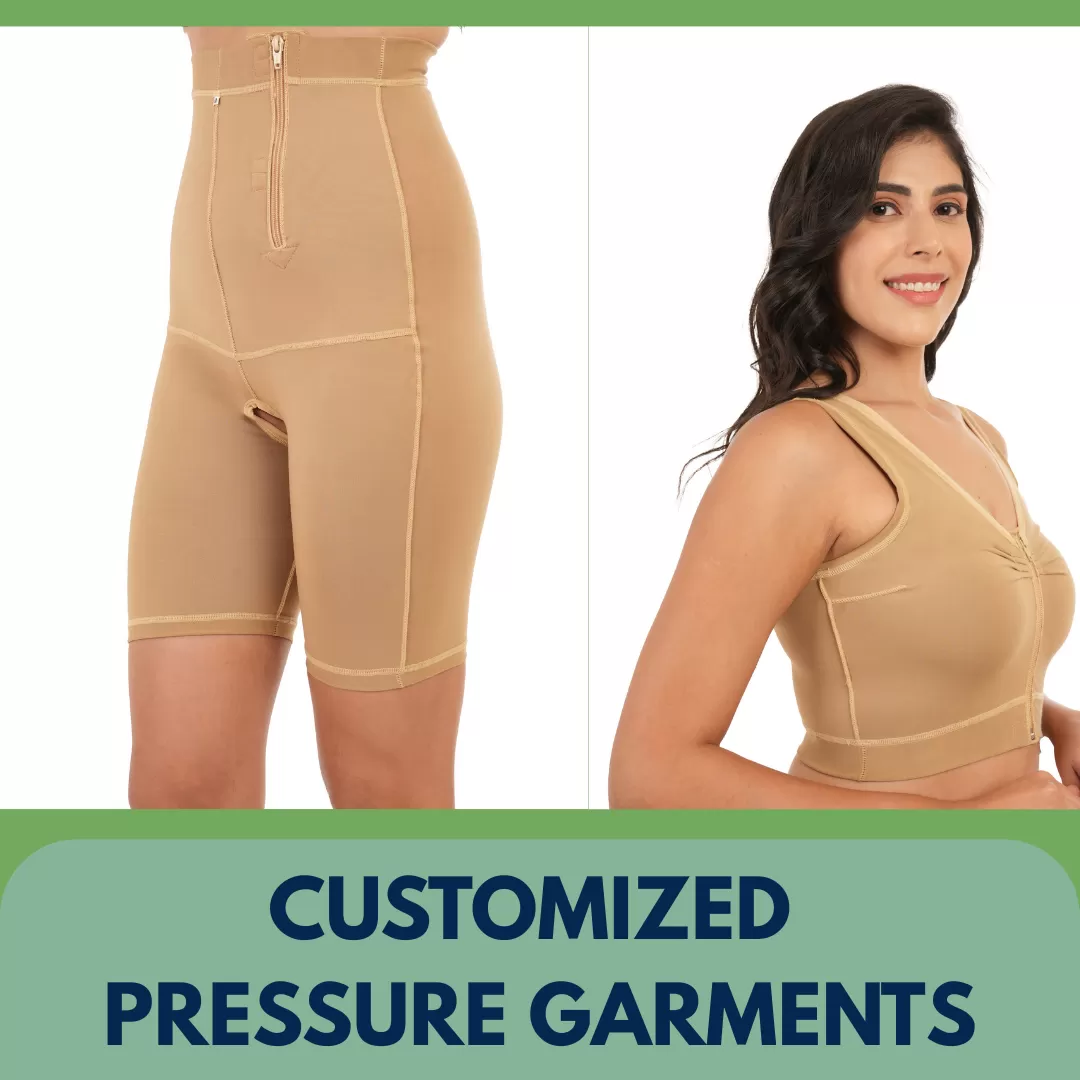 CUSTOMISED PRESSURE GARMENTS FOR ALL BODY PARTS